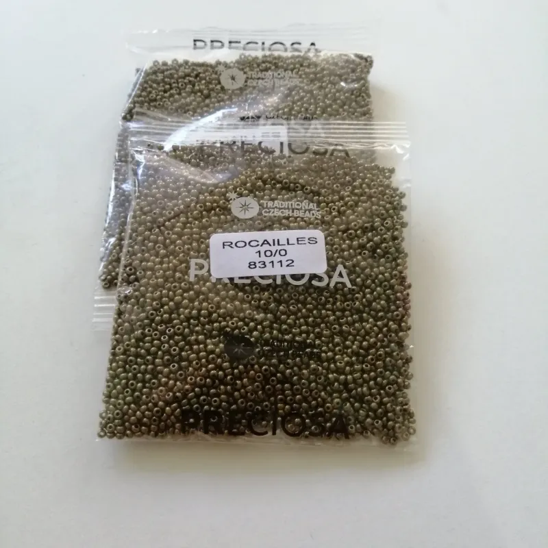 Preciosa Round Seed Beads 83112 10/0 25 gr. 0.8 Oz 3
