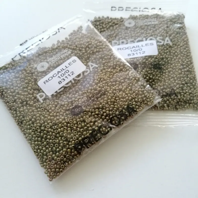 Preciosa Round Seed Beads 83112 10/0 25 gr. 0.8 Oz 4