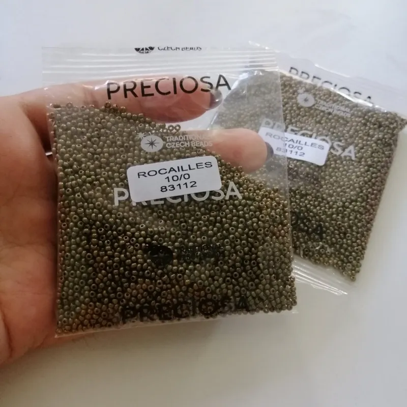Preciosa Round Seed Beads 83112 10/0 25 gr. 0.8 Oz 5