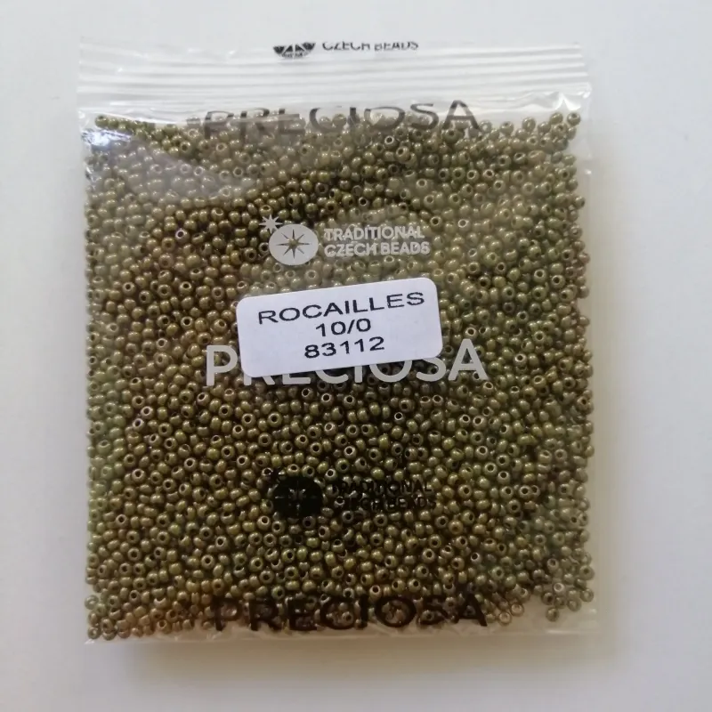 Preciosa Round Seed Beads 83112 10/0 25 gr. 0.8 Oz 6