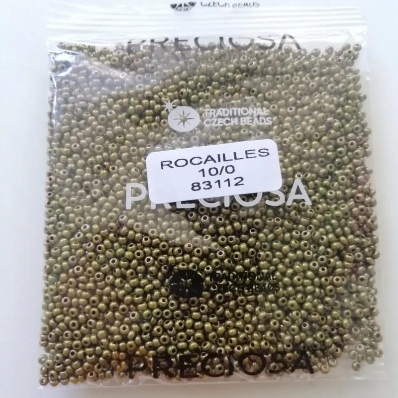 Preciosa Round Seed Beads 83112 10/0 25 gr. 0.8 Oz