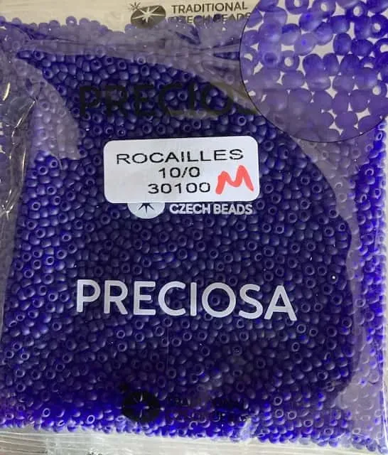 Preciosa Round Seed Beads 30100 10/0 3.5 Oz 2