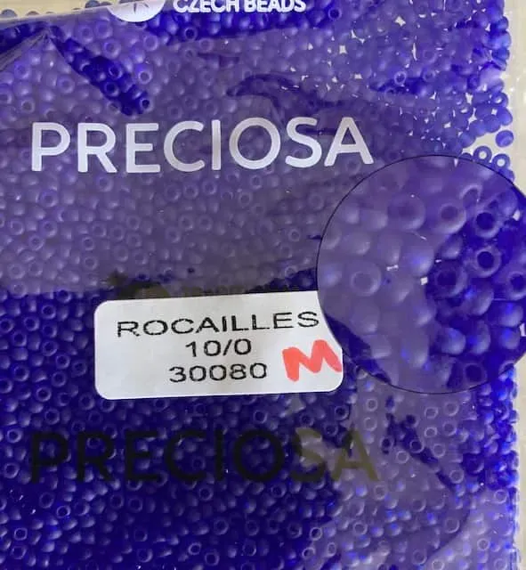 Preciosa Round Seed Beads 30080 10/0  3.5 Oz