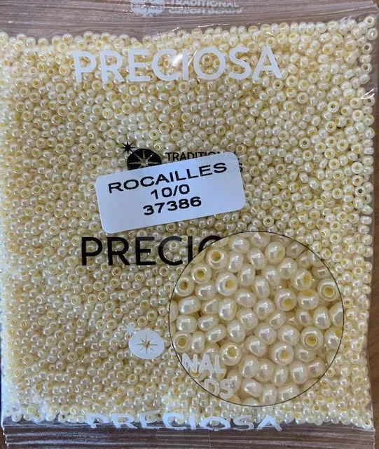Preciosa Round Seed Beads 37386 10/0 3.5 Oz 2