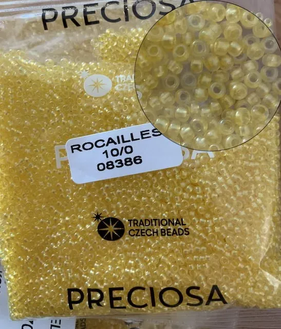 Preciosa Round Seed Beads 08386 10/0 3.5 Oz