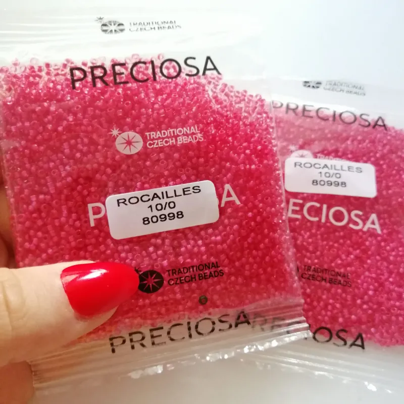 Preciosa Round Seed Beads 80998 10/0 3.5 Oz 2