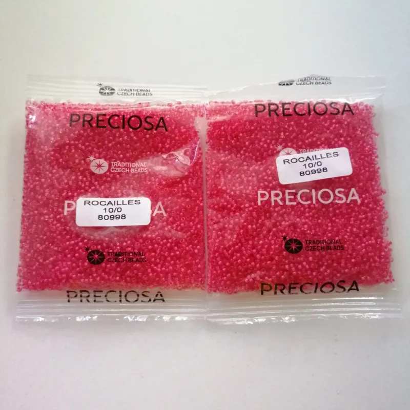 Preciosa Round Seed Beads 80998 10/0 3.5 Oz 3