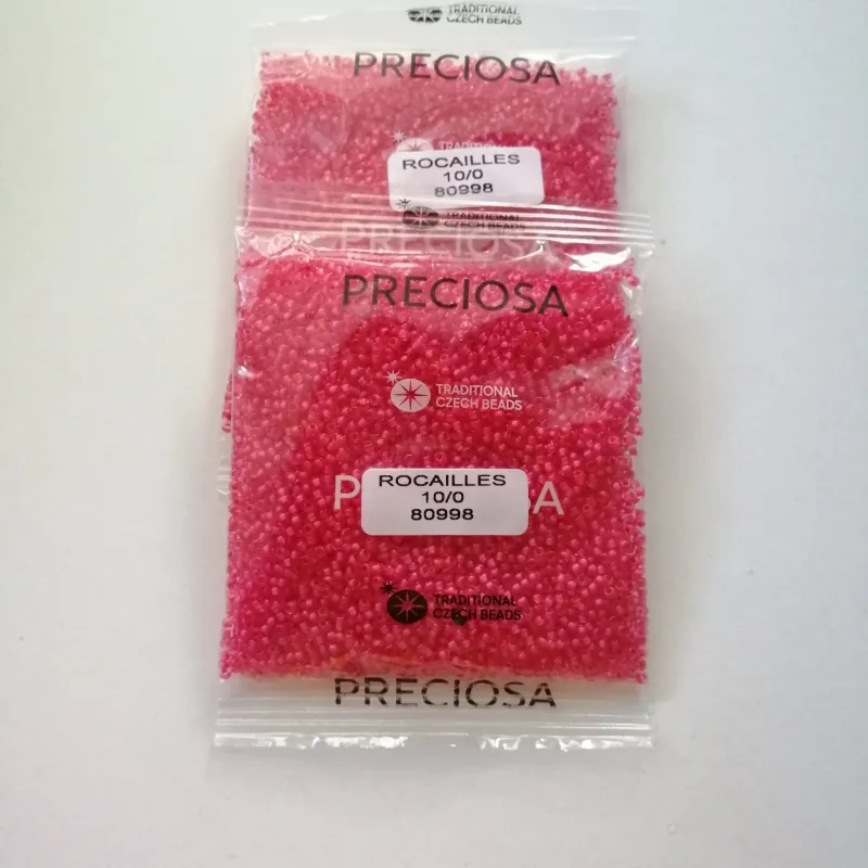 Preciosa Round Seed Beads 80998 10/0 3.5 Oz 4