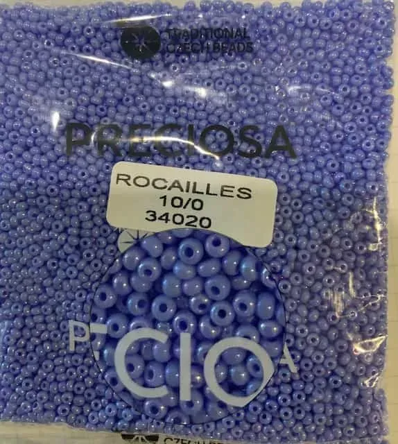 Preciosa Round Seed Beads 34020 10/0 3.5 Oz