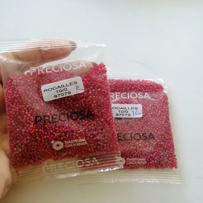 Preciosa Round Seed Beads 97079 10/0 3.5 Oz Square 2