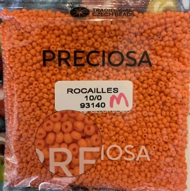 Preciosa Round Seed Beads 93140 10/0 3.5 Oz 2