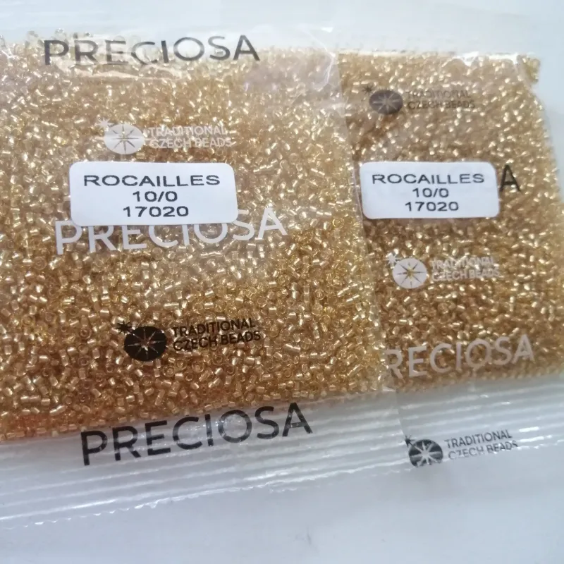 Preciosa Round Seed Beads 17020 10/0 3.5 Oz 2