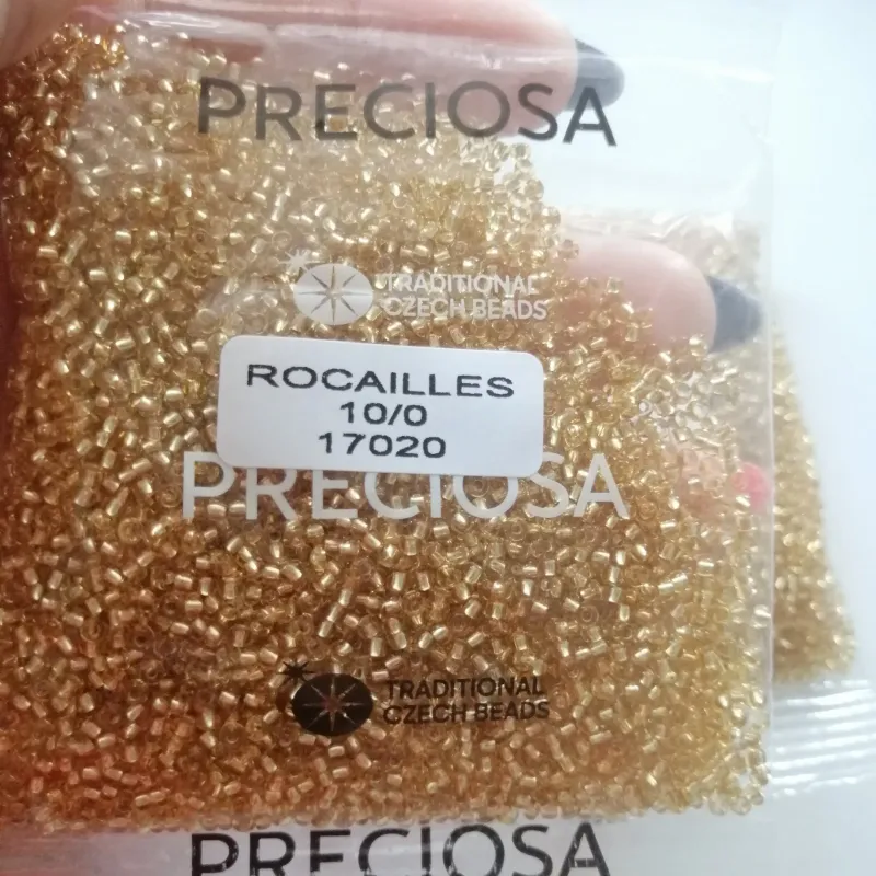 Preciosa Round Seed Beads 17020 10/0 3.5 Oz 3