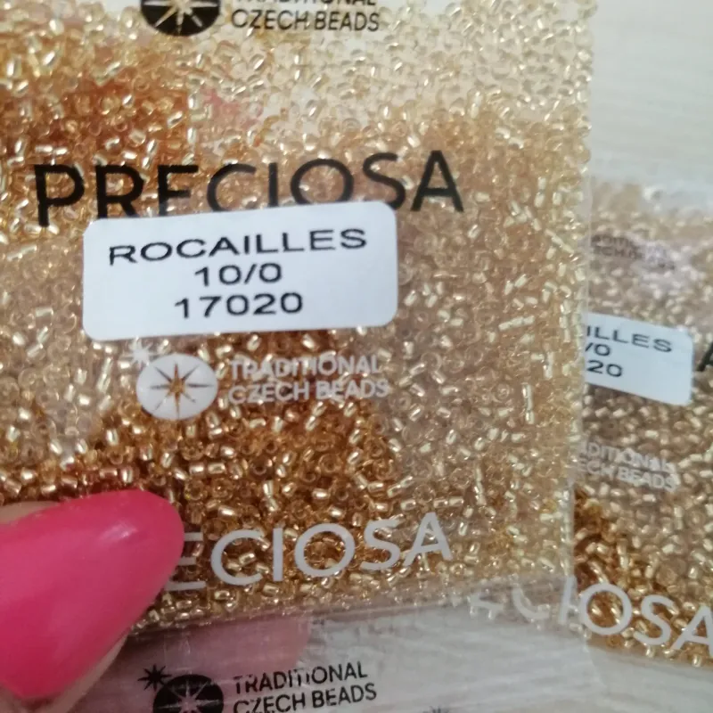 Preciosa Round Seed Beads 17020 10/0 3.5 Oz 7