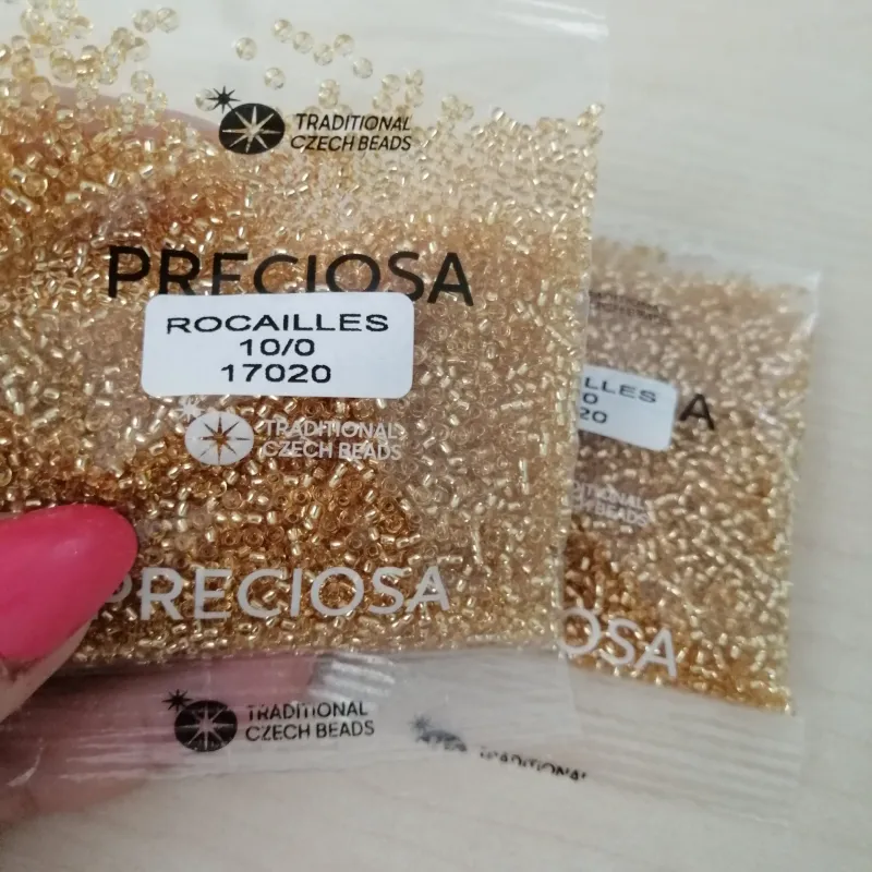 Preciosa Round Seed Beads 17020 10/0 3.5 Oz 9