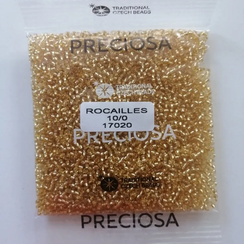 Preciosa Round Seed Beads 17020 10/0 3.5 Oz