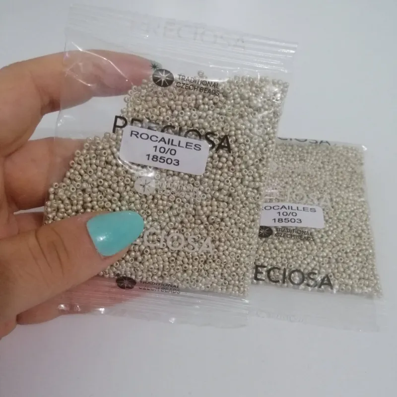 Preciosa Round Seed Beads 18503 10/0 3.5 Oz Matte 2