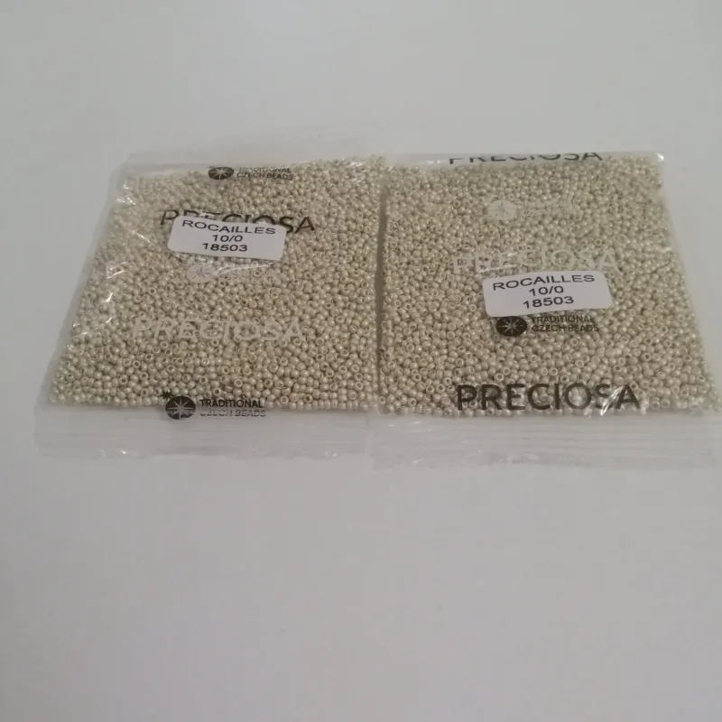 Preciosa Round Seed Beads 18503 10/0 3.5 Oz Matte 3