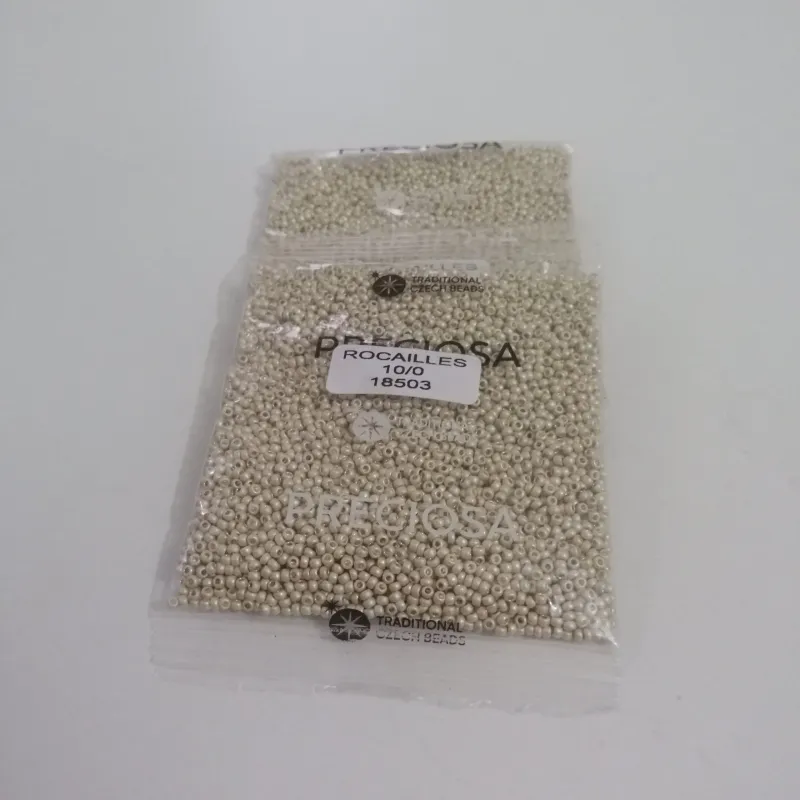 Preciosa Round Seed Beads 18503 10/0 3.5 Oz Matte 4