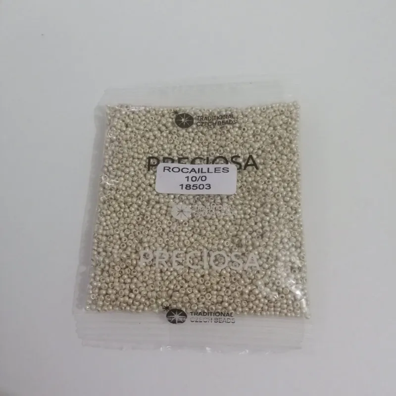 Preciosa Round Seed Beads 18503 10/0 3.5 Oz Matte