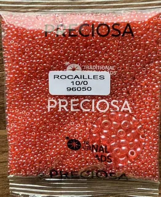Preciosa Round Seed Beads 96050 10/0 3.5 Oz