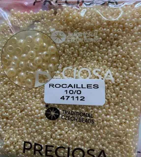Preciosa Round Seed Beads 47112 10/0 3.5 Oz