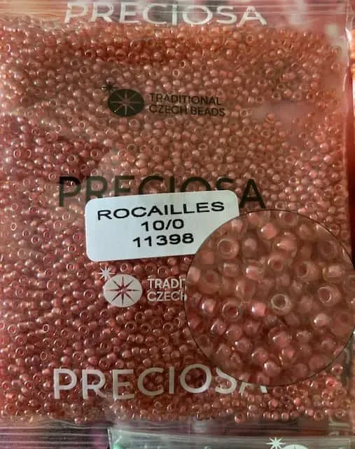 Preciosa Round Seed Beads 11398 10/0  3.5 Oz