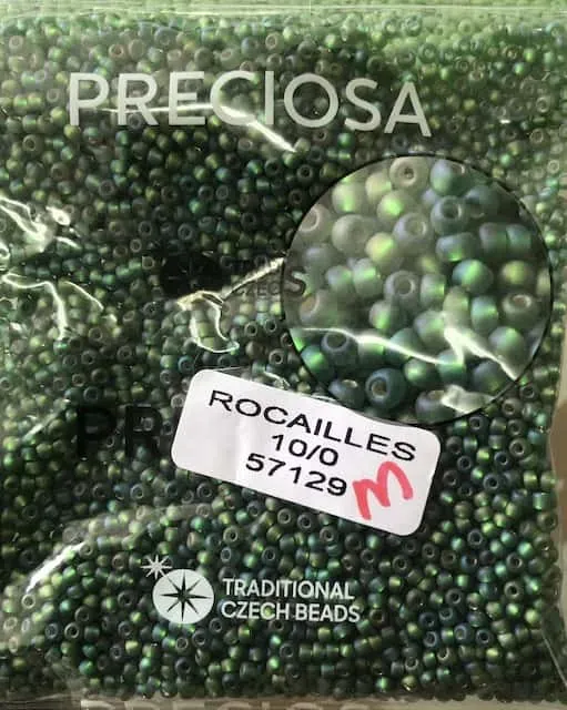 Preciosa Round Seed Beads 57129 10/0 3.5 Oz Matte