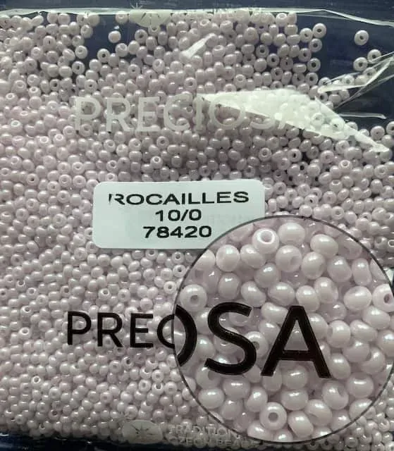 Preciosa Round Seed Beads 78420 10/0 3.5 Oz