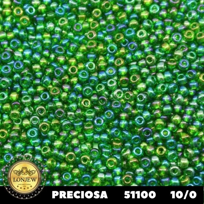 Preciosa Round Seed Beads 51100 10/0 3.5 Oz