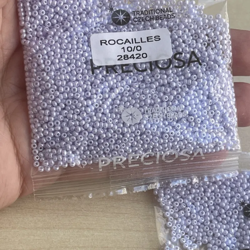 Preciosa Round Seed Beads 28420 10/0 3.5 Oz 2