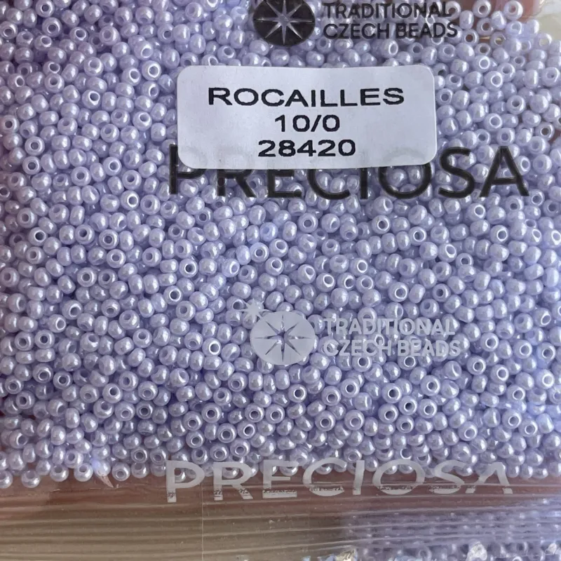 Preciosa Round Seed Beads 28420 10/0 3.5 Oz