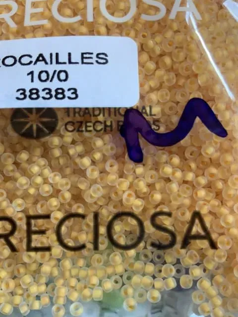 Preciosa Round Seed Beads 38383 10/0 3.5 Oz Matte 2