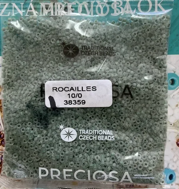 Preciosa Round Seed Beads 38359 10/0 3.5 Oz Matte