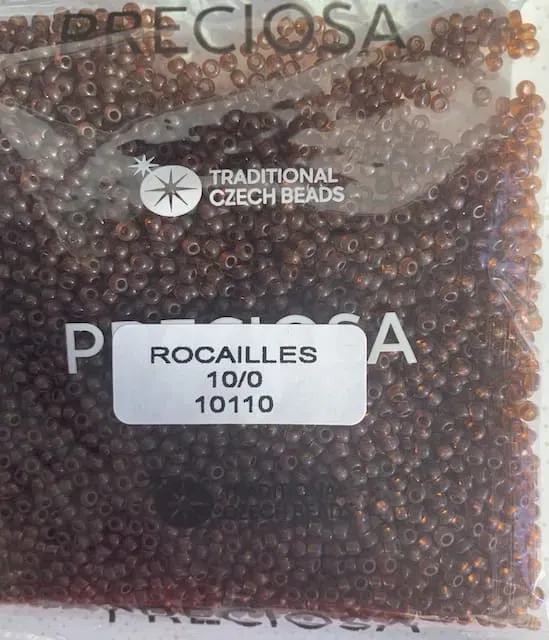 Preciosa Round Seed Beads 10110 10/0 3.5 Oz Matte 3