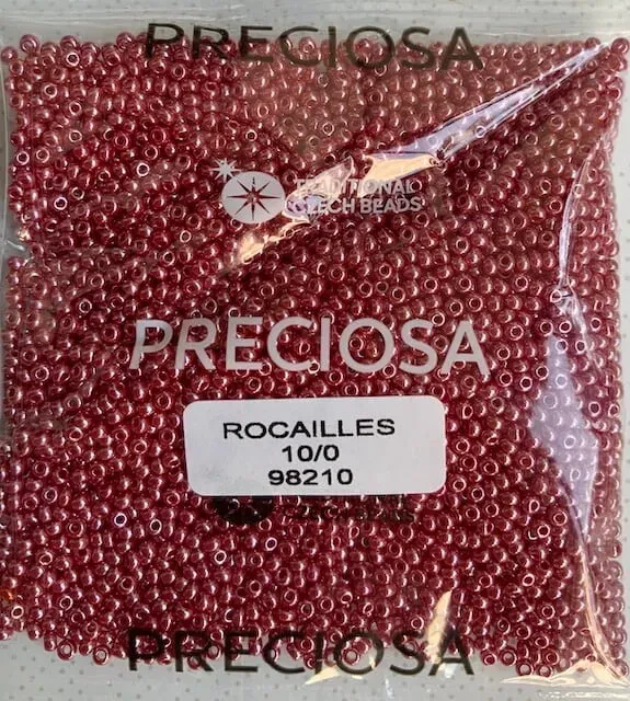 Preciosa Round Seed Beads 98210 10/0 3.5 Oz 3
