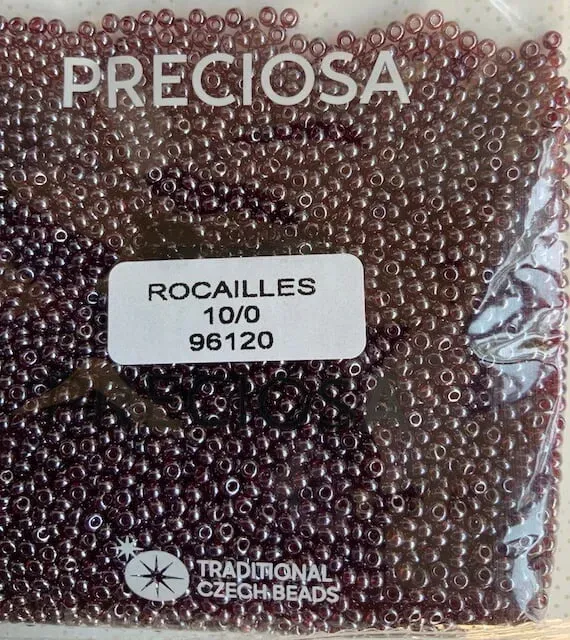 Preciosa Round Seed Beads 96120 10/0 3.5 Oz