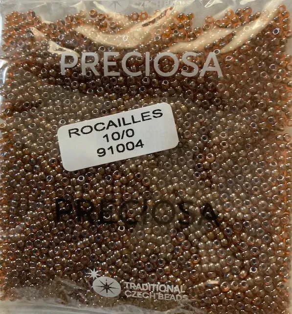 Preciosa Round Seed Beads 91004 10/0 3.5 Oz 3