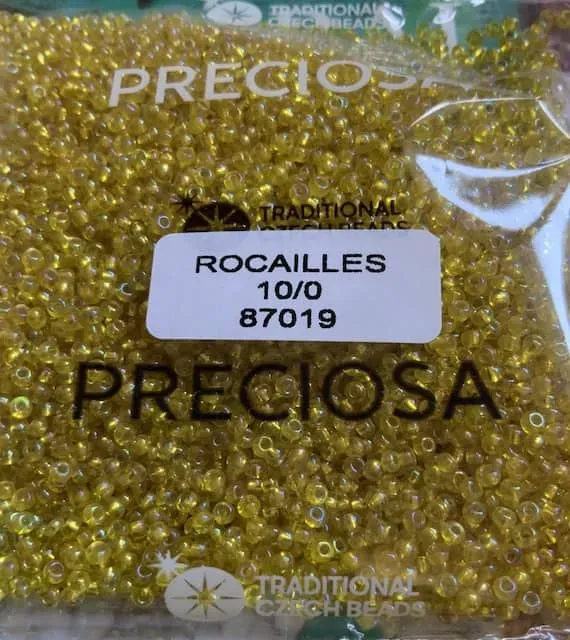 Preciosa Round Seed Beads 87019 10/0 3.5 Oz