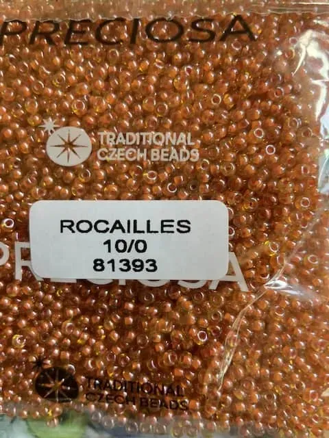 Preciosa Round Seed Beads 81393 10/0 3.5 Oz 2