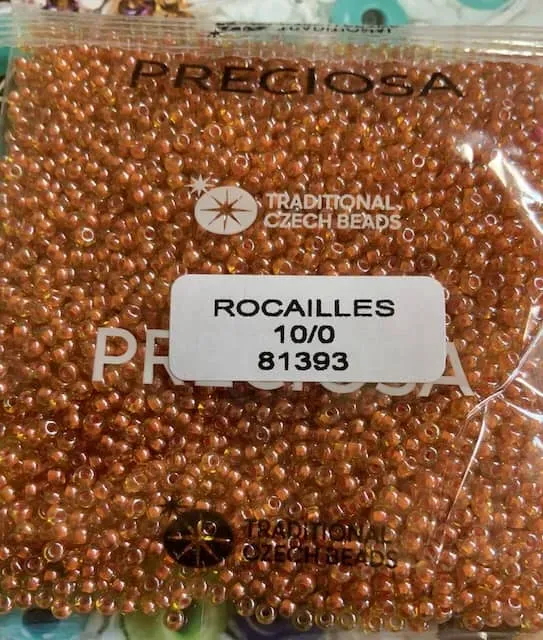 Preciosa Round Seed Beads 81393 10/0 3.5 Oz