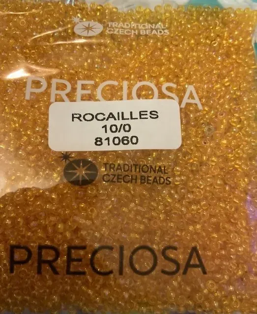 Preciosa Round Seed Beads 81060 10/0 3.5 Oz 3