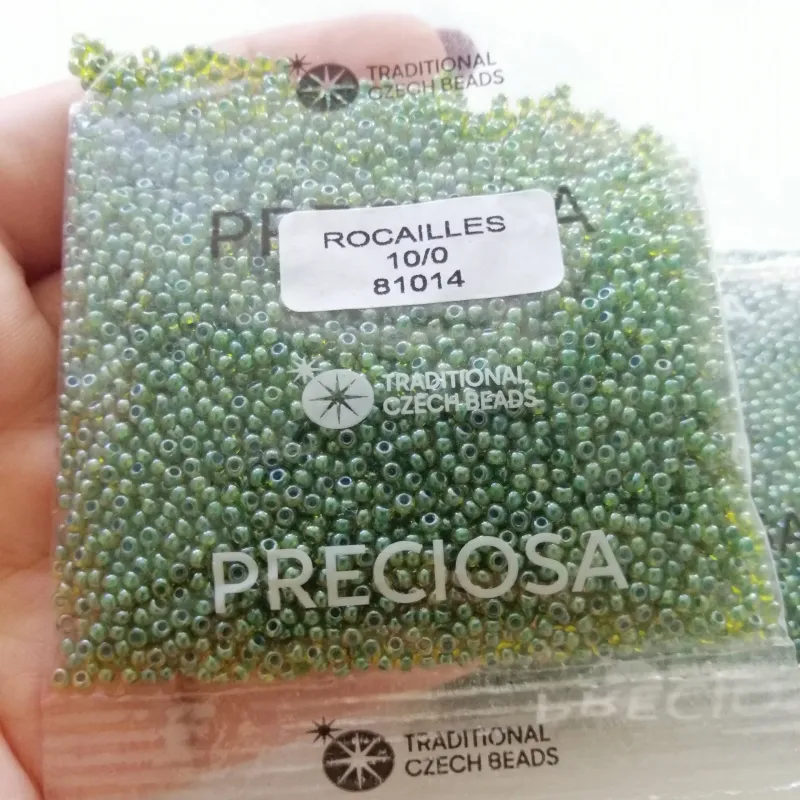 Preciosa Round Seed Beads 81014 10/0 3.5 Oz 4