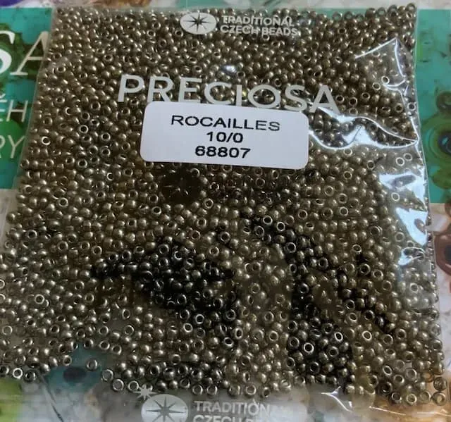 Preciosa Round Seed Beads 68807 10/0 3.5 Oz