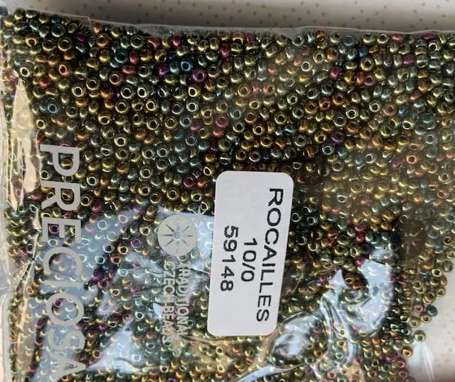Preciosa Round Seed Beads 59148 10/0 3.5 Oz 2