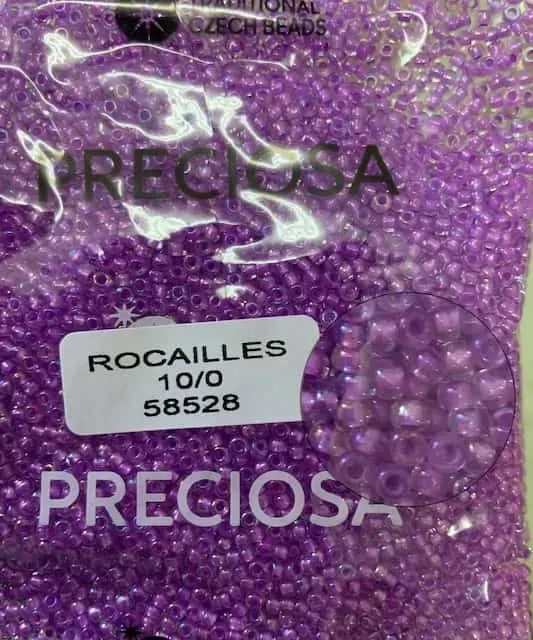 Preciosa Round Seed Beads 58528 10/0 3.5 Oz