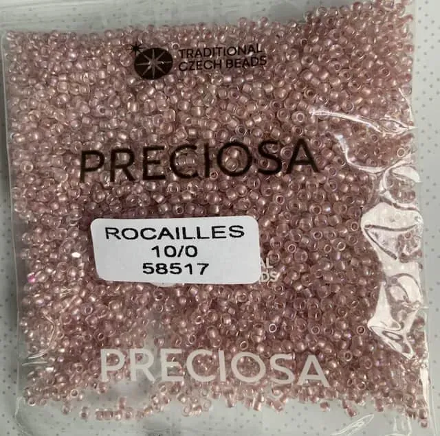 Preciosa Round Seed Beads 58517 10/0 3.5 Oz