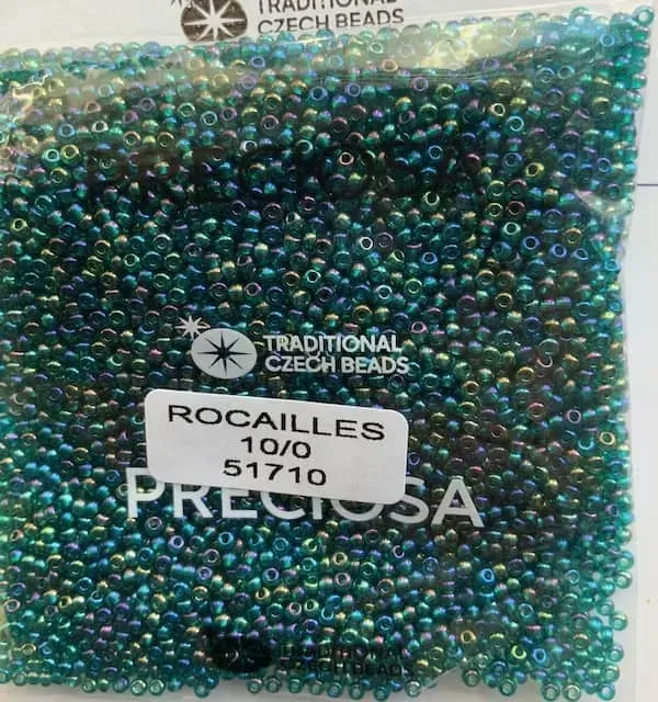 Preciosa Round Seed Beads 51710 10/0 3.5 Oz