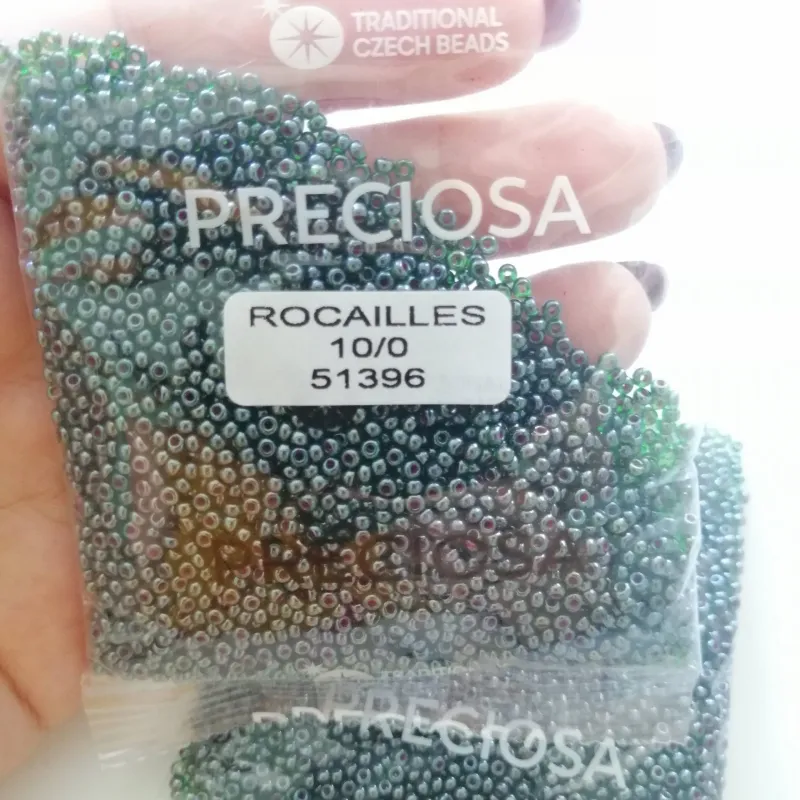 Preciosa Round Seed Beads 51396 10/0 3.5 Oz 2