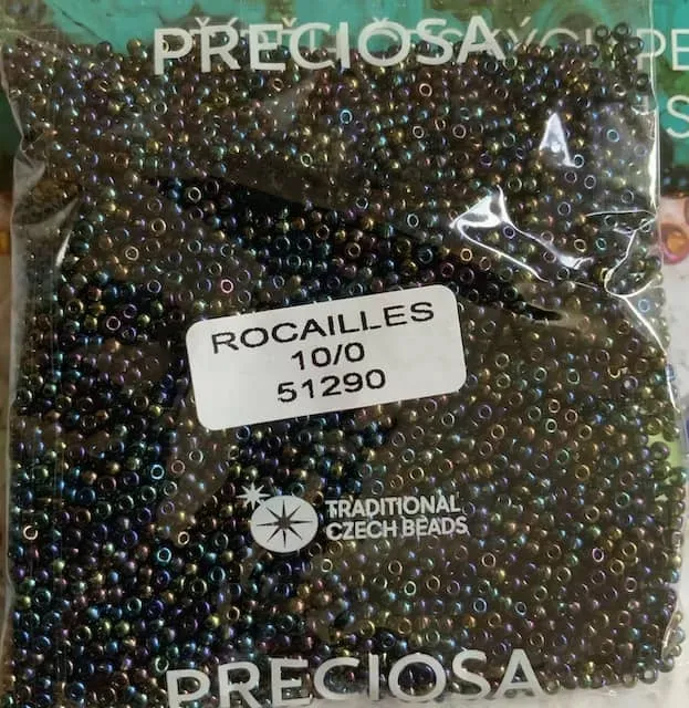 Preciosa Round Seed Beads 51290 10/0 3.5 Oz